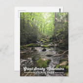 スモーク素晴らしマウンテン国立公園はがき ポストカード (正面/裏面)