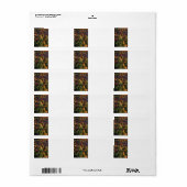 スモーク素晴らしマウンテン国立公園 ラベル (フルシート)