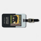 スモーク素晴らしマウンテン国立公園| Bear ラゲッジタグ (正面横)