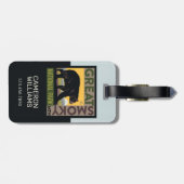 スモーク素晴らしマウンテン国立公園| Bear ラゲッジタグ (裏面横)