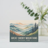 スモーク素晴らし国立公園はがきヴィンテージ ポストカード (スタンド正面)