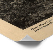 スモーク素晴らし山脈の国立公園の地図(1941年) ポスター (角)