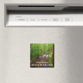 スモーク素晴らし山脈の国立公園の水 マグネット (インサイチュ (食洗機))