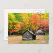 スモーク素晴らし山脈の秋 ポストカード (正面/裏面)