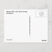 スモーク素晴らし山脈 ポストカード (裏面)