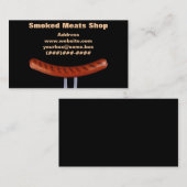 スモーク肉店 名刺 (正面/裏面)