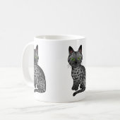スモーク エジプシャンマウ コーヒーマグカップ (正面左)
