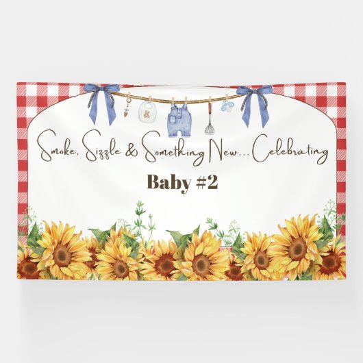 スモーク＆シズル ベイビーQ バナー 横断幕 (横)