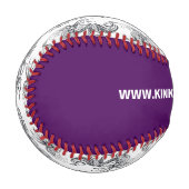 スモーク&ファイアカスタム野球 野球ボール (正面左)