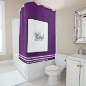 スモーク&ファイアカスタム シャワーカーテン (インサイチュ)