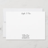 スモーク・マウンテンかわいらしズがカメラの結婚写真 招待状 (裏面)