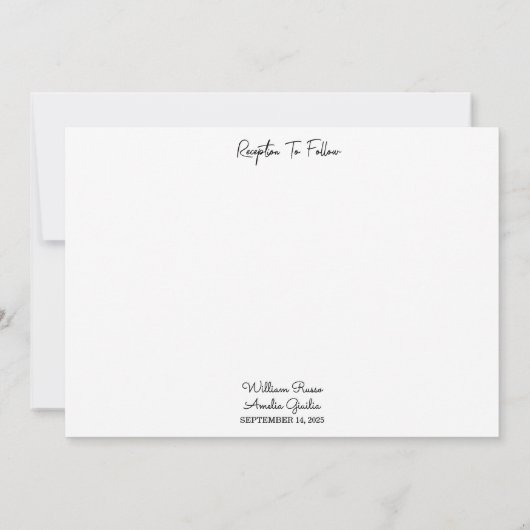 スモーク・マウンテンかわいらしズがカメラの結婚写真 招待状 (裏面)