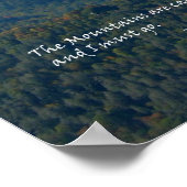 スモークMtns：ムンズは電話している…ジョン・ミューア ポスター (角)