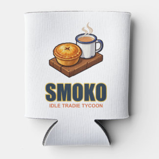 スモーコ用のStubby Holder、パイとカップのコーヒー付きの職人ギフト 缶クーラー
