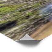 スモールウォーターフォール、バターミルク滝州パーク、NY ポスター (角)