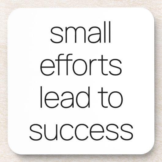 スモールエフォート懸命プラスチックコースター コースター (正面)