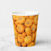 スモールオレンジ秋ハーベストカボチャ 紙コップ (左)