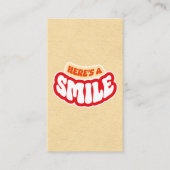 スモールカスタマーサンキュービジネスカード 名刺 (正面)