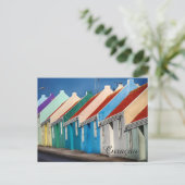 スモールカラフルハウスキュラソー ポストカード (スタンド正面)