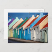 スモールカラフルハウスキュラソー ポストカード (正面/裏面)