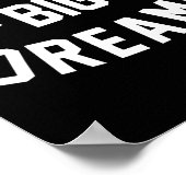 スモールカーブビッグドリームスボディビルジムジョーク ポスター (角)