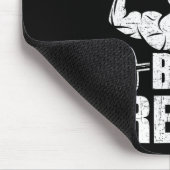 スモールカーブビッグドリームスボディビル重量挙げ マウスパッド (コーナー)