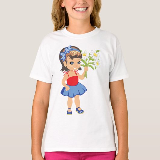 スモールガールホールディングデイジーガールズTシャツ Tシャツ (正面)