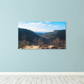 スモールキャニオン、プティジャン州パーク、アーカンソー キャンバスプリント (インサイチュ (ウッドフロア))