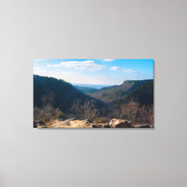 スモールキャニオン、プティジャン州パーク、アーカンソー キャンバスプリント