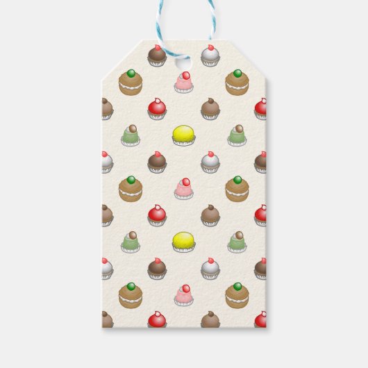 スモールケーキ誕生日 ギフトタグ (正面)
