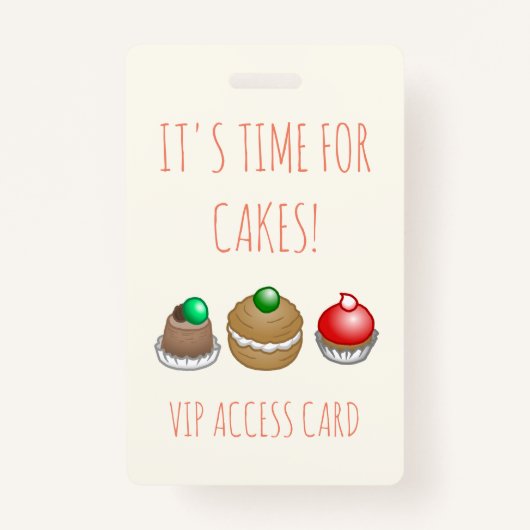 スモールケーキ誕生日 バッジ (正面)