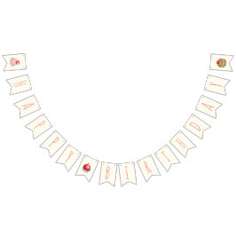 スモールケーキ誕生日 バンティングフラッグ