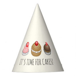 スモールケーキ誕生日 パーティーハット