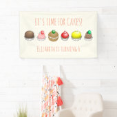 スモールケーキ誕生日 横断幕 (インサイチュ)