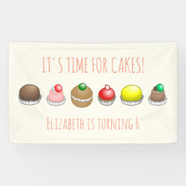 スモールケーキ誕生日 横断幕