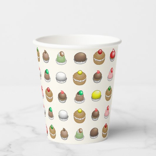 スモールケーキ誕生日 紙コップ (正面)