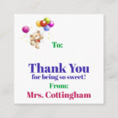 スモールサンキュービジネスカード エンクロージャーカード (裏面)