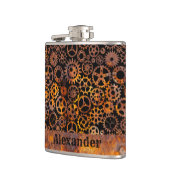 スモールステームパンクカラフルラスティギア名前をカスタムする フラスク (左)