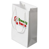 スモールスニーキーサンタ抱き枕 スモールペーパーバッグ (裏面アングル)