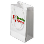 スモールスニーキーサンタ抱き枕 スモールペーパーバッグ (正面アングル)