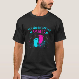 スモールズを蹴ってるね 面白い妊娠のプレゼント ママ用M Tシャツ