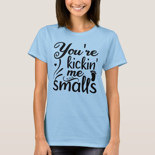 スモールズを蹴ってるね Tシャツ (正面)