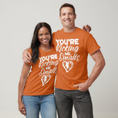スモールズを蹴ってるわよ かわいい妊婦の野球GIF Tシャツ (ユニセックス)