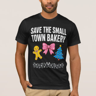 スモールタウンのベーカリーを救えTシャツ | かわいいPNG Tシャツ