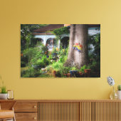 スモールタウンプライドキャンバスアート キャンバスプリント (インサイチュ (リビング))