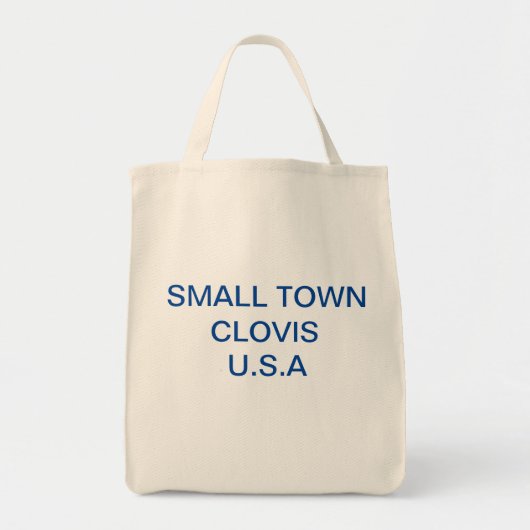 スモールタウンプライド | Clovis トートバッグ (正面)