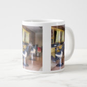 スモールタウン理容師ショップ ジャンボコーヒーマグカップ (正面右)