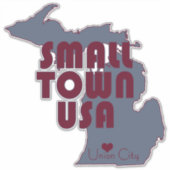 スモールタウンUSA |ミシガン州ユニオン・シティ |大 シール (正面)