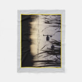 スモールトランピータースワンスアットデュスクフリースブランケット フリースブランケット (正面)