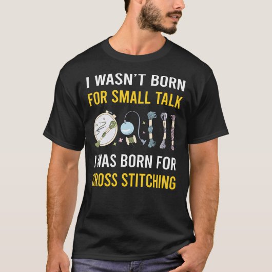 スモールトーククロステッチング Tシャツ (正面)